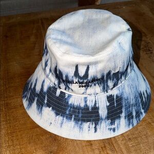 Stella McCartney Blue Tie-Dye Hat